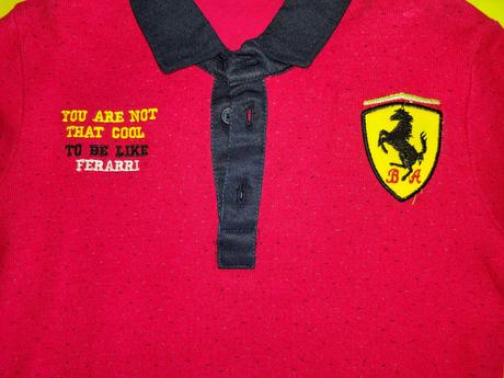 Pletené polo tričko ferrari, 140/146, 140