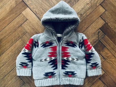 Pletená bundička, zara,80