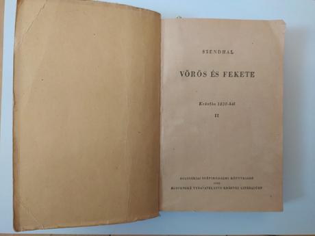 Kniha stendhal voros es fekete,