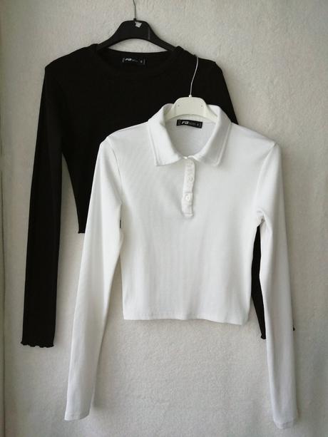 Čierny+ biely bavlnený top - cena spolu, new yorker,s