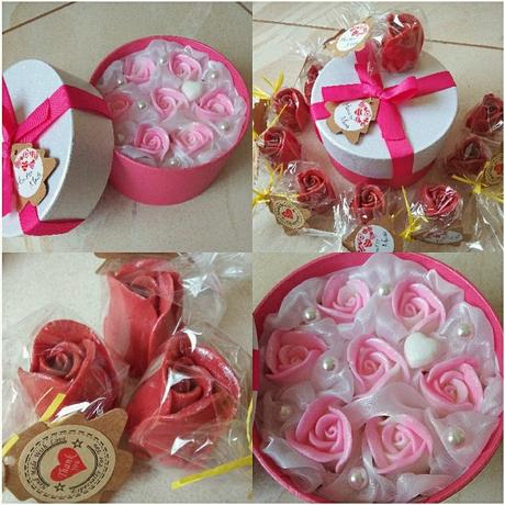 Mydlové kytičky,boxy, 