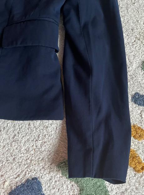 Tmavomodré elegantné sako, mango, xs/34, mango,xs