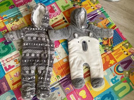 Dva teplucke overaly ff 6-9 mesiacov, f&f,74