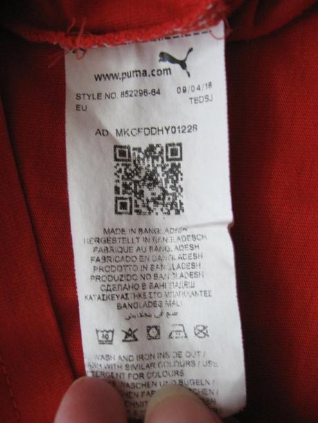 2x tričko puma, veľkost 152 a s, puma,152