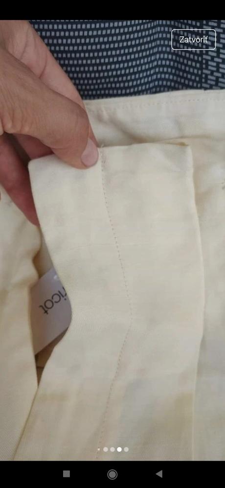 Ľanové nohavice, gina,s