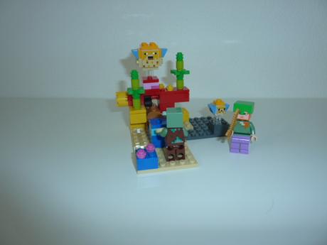 Lego minecraft koralový útes,