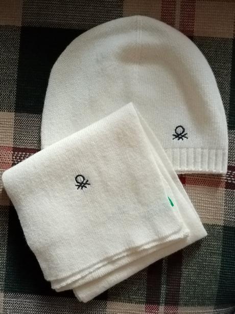 Komplet čiapka + šál benetton 104/110, benetton,104