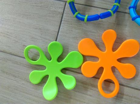 Hryzačka, krúžky o-ball od narodenia,