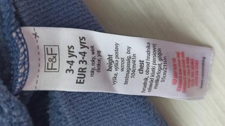 Teplá mikina f&f, f&f,104
