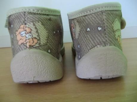 Plátenkové topánočky +gumené vsuvky zdarma, veľ.21, 21