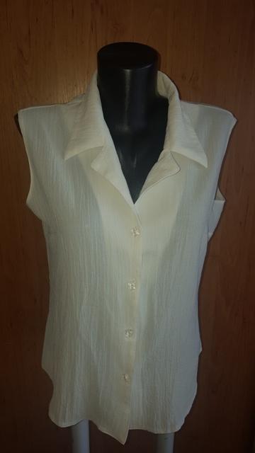 Bledomodrý blúzkový top, m