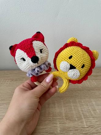 Hačkované handmade hrkálky, 