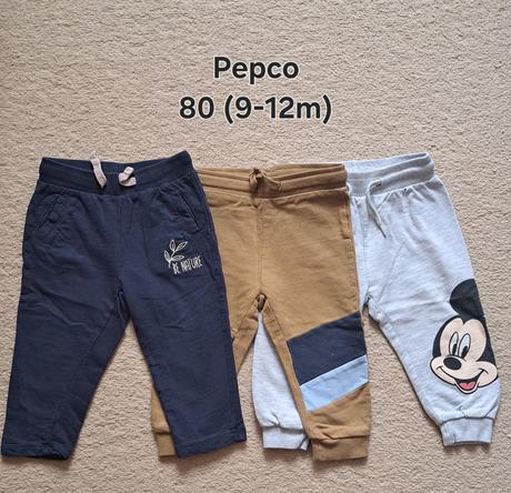 Tepláky 3ks, pepco,80