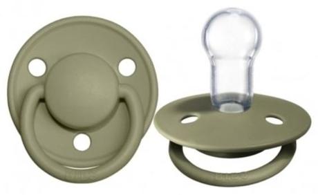 Bibs cumlík silikónový de lux olive 0-36m, 1ks, bibs