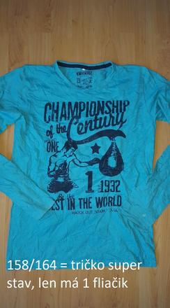 Tričko s dlhým rukávom, 158