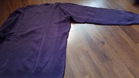 Pánsky fialový pulóver, xl