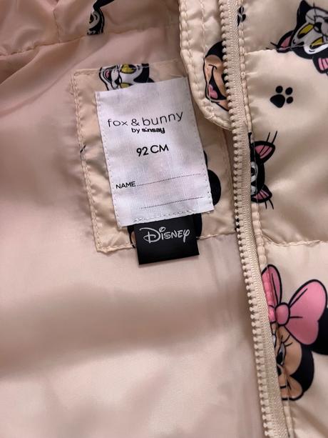 Minnie mouse zimná vesta, sinsay,92