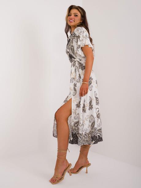 Letné čierno biele šaty riana,