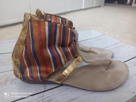 Dámske nízke sandale, 40