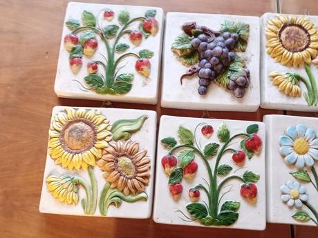 Keramické závesné obrázky, 