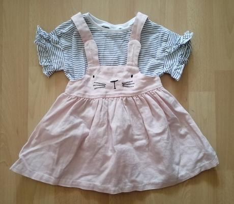 Šatova sukňa a tričko - set, next,80