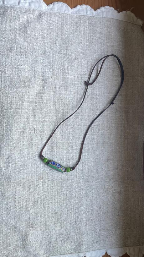 Etno nahrdelník, prívesok,