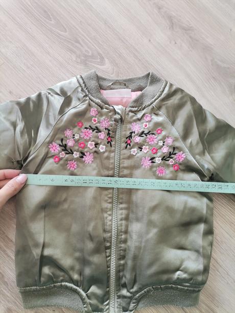 Dievčenska zelená bunda bombera, pepco,86