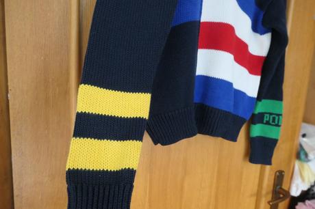 Ralph lauren original luxusny bavlneny sveter s/m, ralph lauren,m / s