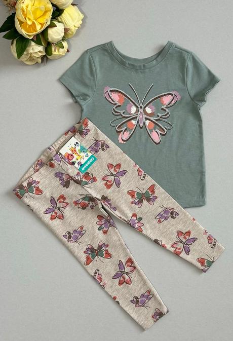 Garanimals dievčenský set tričko a legíny, 74