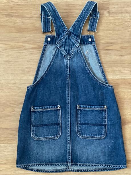 Riflová sukýnka s laclem babygap, gap,104