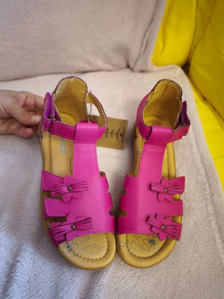 D.d.step sandalky dark pink, d.d.step,32 / 34 / 35 / 37