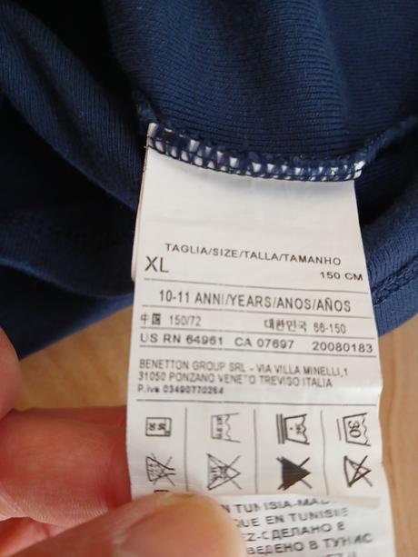 Benetton tricko, benetton,152