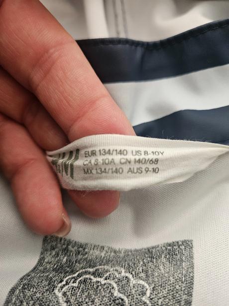 Gumená vetrovka do dažďa, h&m,134