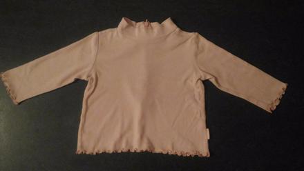 Svetloružové tričko so stojačikom 74/80, gap,74