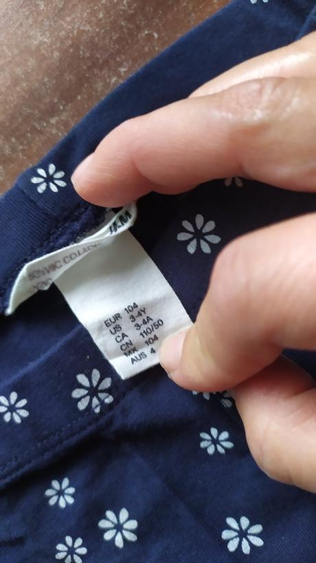 8. 2ks dlhé legíny + 1ks 3/4 legíny, primark,104