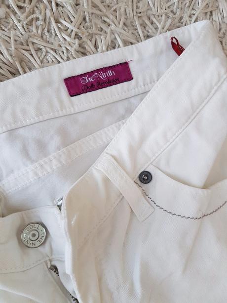 Talianske biele slim riflíky zn.the ninth vel.s, 28