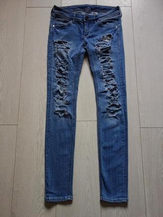 Dámske rifle h&m super skinny, h&m,s