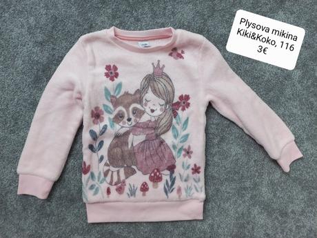Nenosena plysova mikina, kiki&koko, 116, kiki&koko,116
