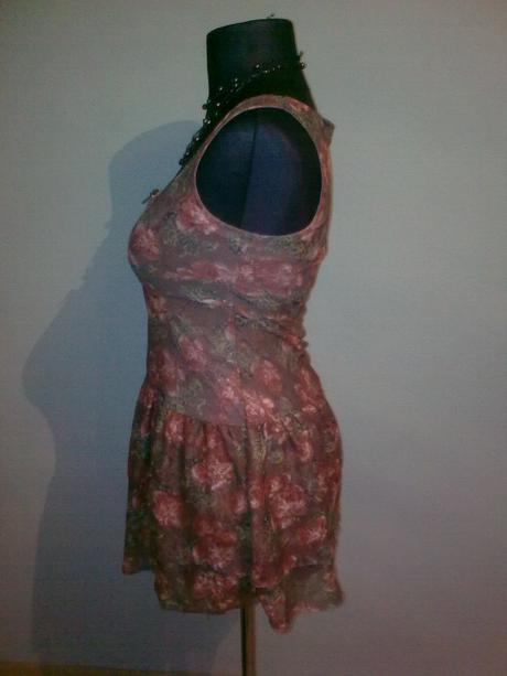 Kvietkované šaty, review,xs