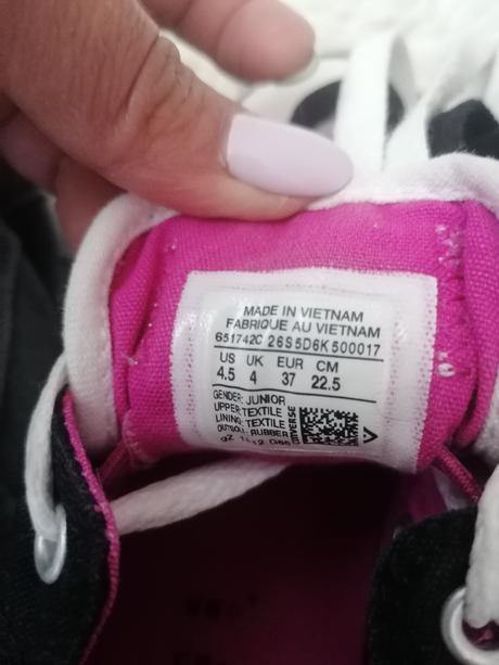 Plátenky, converse,37