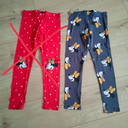 Sivé legíny disney, mickey a minnie, veľ.122, disney,122