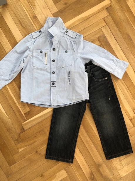 Košeľa a nohavice next, next,98