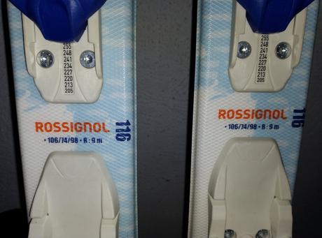 Detsky lyziarsky set, rossignol,110-119 cm