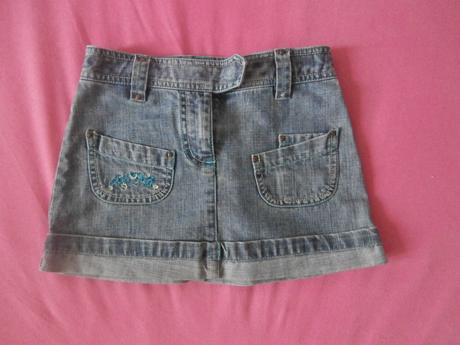 Riflová suknička, 122