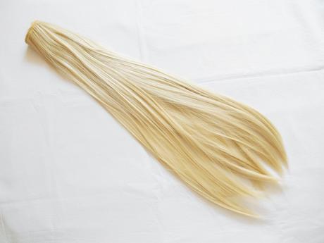 Rovný clip-in pás vlasov,