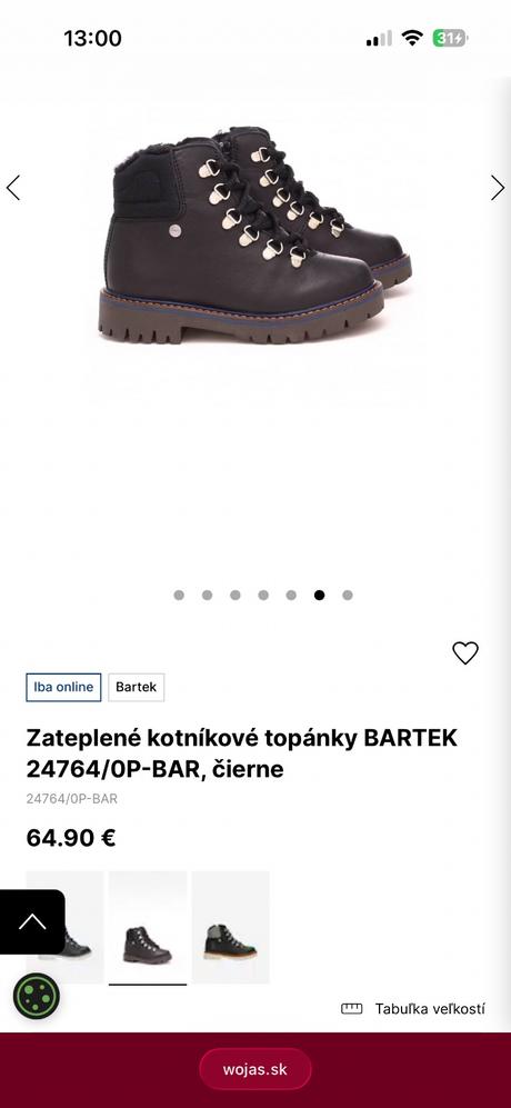 Jesenné topánky bartek 28, bartek,29