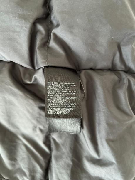 The north face fialová zimná bunda, m