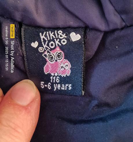 Zimná teplučká nepremok bunda 116, kiki&koko,116