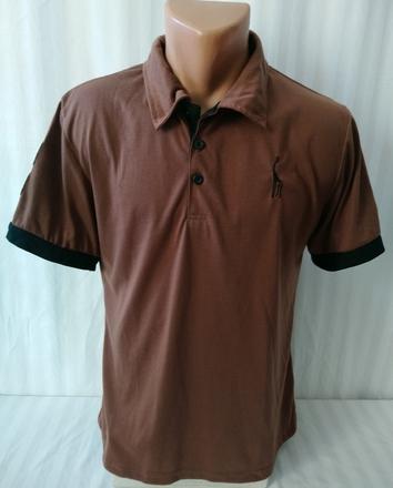 Pánske hnedé tričko, zacard, m