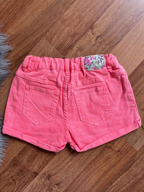 Neónovo ružové rifľové šortky cubus (164), cubus,164